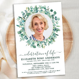 Celebração de Orçamento Vida Eucalyptus Foto Funer