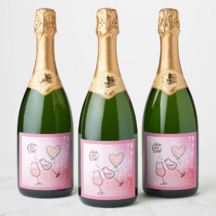 Celebração de Vidro de Vidro de pop Fizz Clink Wi
