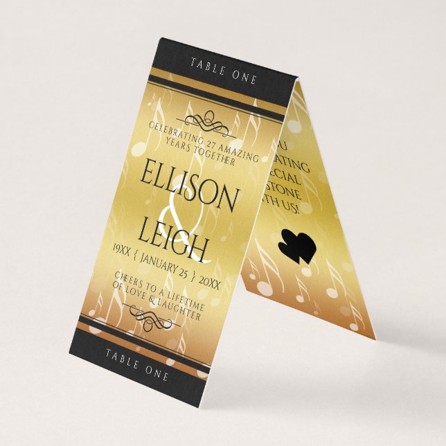 Celebração do 27º aniversário do Casamento Musical (Frente)