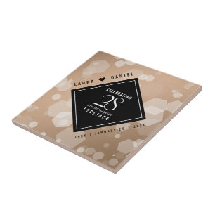 Celebração do 28º aniversário do casamento de 