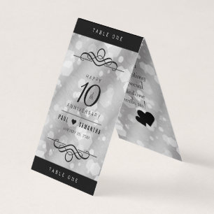 Celebração do Aniversário de Casamento de 10 Tin