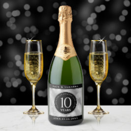 Celebração do Aniversário de Casamento de 10 Tin