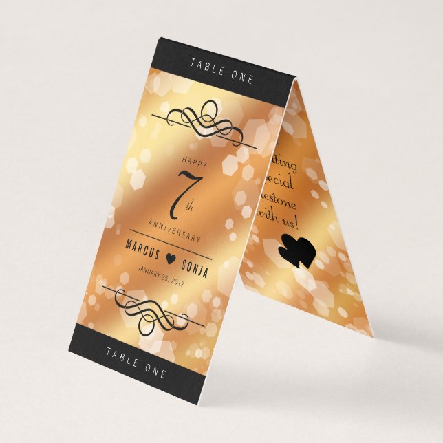 Celebração do Aniversário do Casamento de Cobre 7  (Frente)