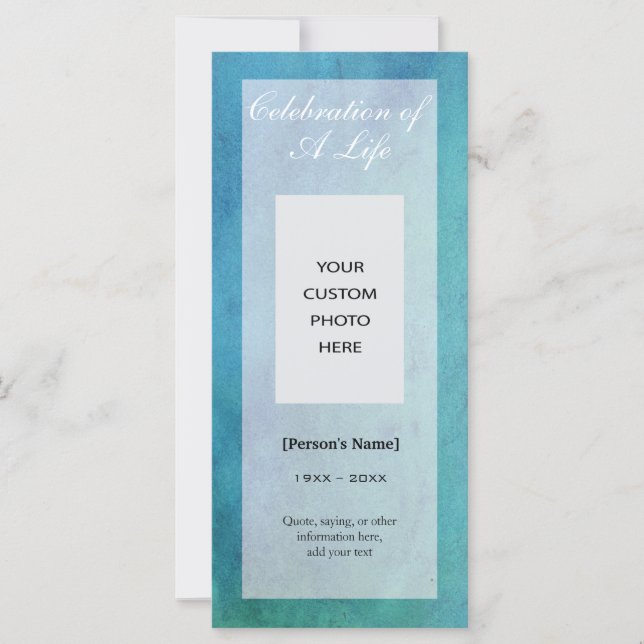 Celebração do cartão de folga do Life Memorial Pho (Frente)