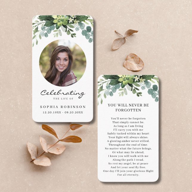 Celebração do Cartão de Oração Floral de Foto Vida (Criador carregado)