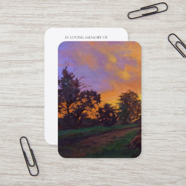 Celebração do Cartão Memorial de Imagens da Vida (Frente/Verso In Situ)