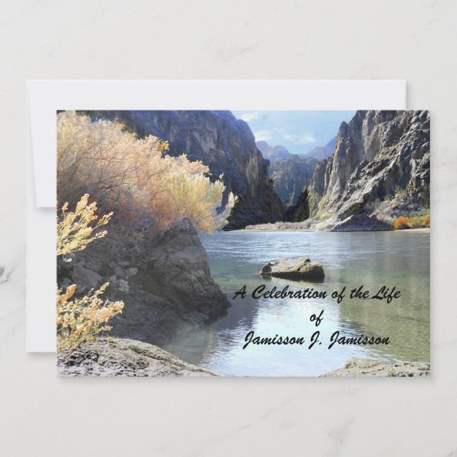 Celebração do cenário bonito do convite da vida (Frente)