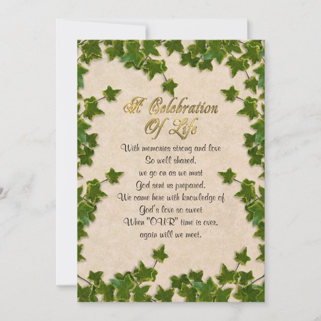 Celebração do convite à vida (Frente)