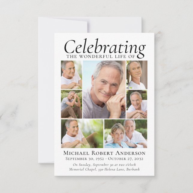 Celebração do Convite à Vida | Colagem de Fotograf (Frente)