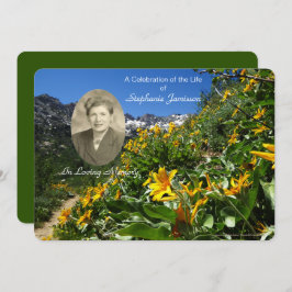 Celebração do Convite à Vida, Flores com Foto