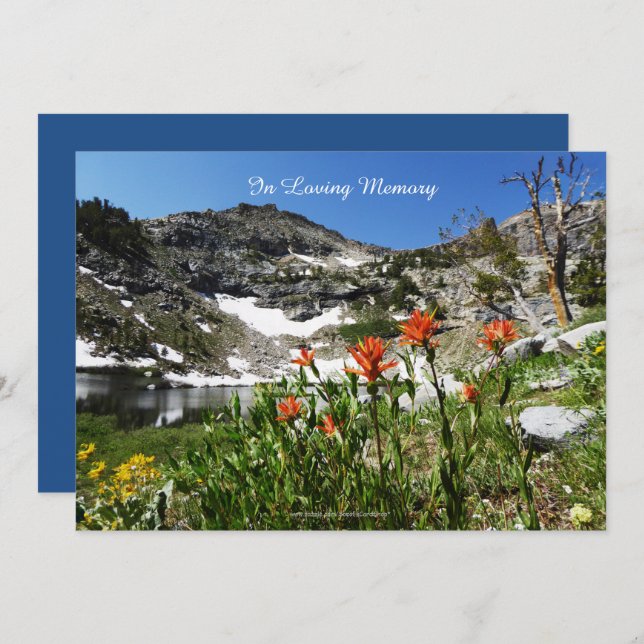 Celebração do Convite à Vida, Montanhas, Lago (Frente/Verso)