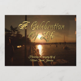 Celebração do convite à vida Ocean Sunset