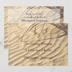 Celebração do convite da vida, areias do deserto