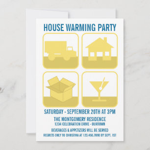 Celebração do Convite de festas de Aquecimento Dom