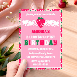 Celebração do Primeiro Aniversário de Morango