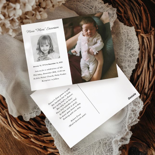 Celebração do Serviço Memorial do Cartão com fotos (Criador carregado)