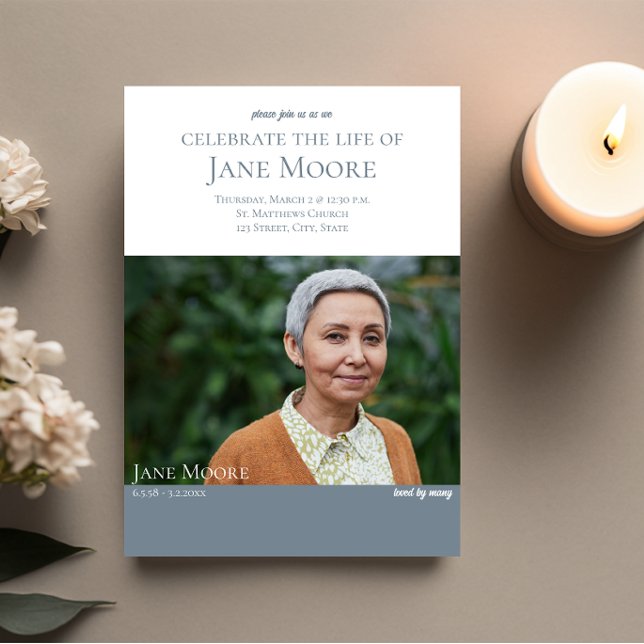 Celebração Elegante de Fotos do Convite LIfe (Criador carregado)