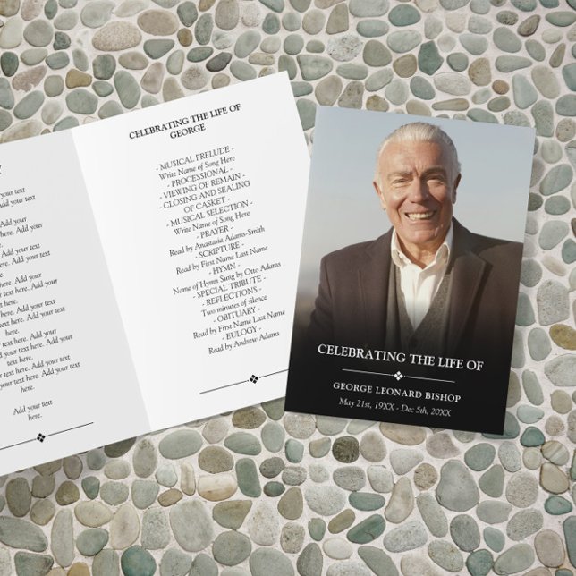 Celebração Elegante de Fotos do Programa Funeral L (Criador carregado)