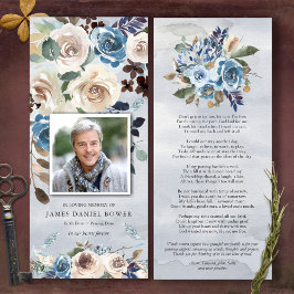 Celebração Funeral do Cartões de agradecimentos de