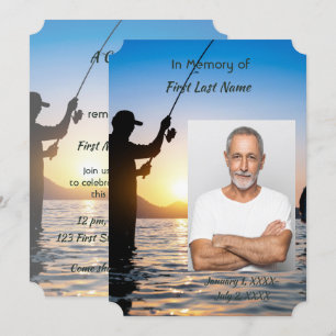 Celebração Memorial de Fotos do Convite do Serviço