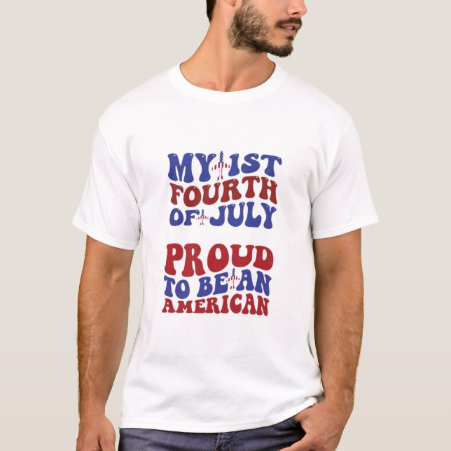 Celebração no Estilo: Camisas de 4 de julho de 202 (Frente)