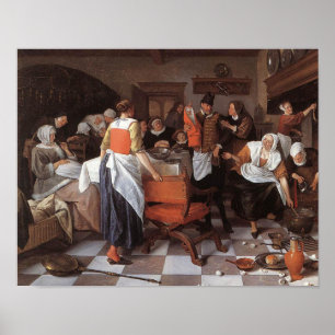 Celebração o nascimento por Steen - poster
