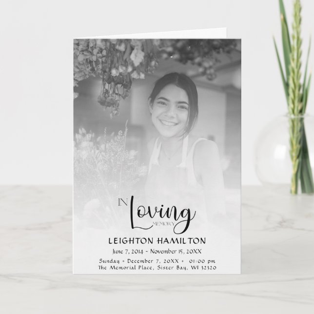 Celebração Simples de Fotos do Programa de Vida Do (Frente)