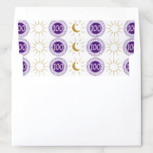 Celebrando 100º Aniversário da Glitter Roxo
