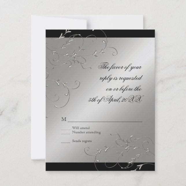 Celebrando 25 anos, RSVP Response Card (Frente)