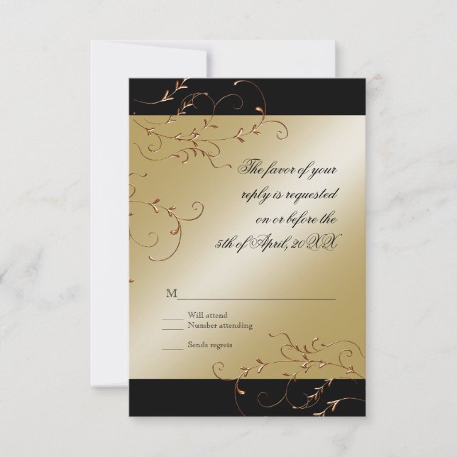 Celebrando 50 anos, RSVP Response Card (Frente)