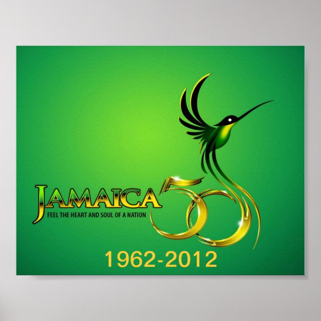 Celebrando a Jamaica 50th Poster (Frente)