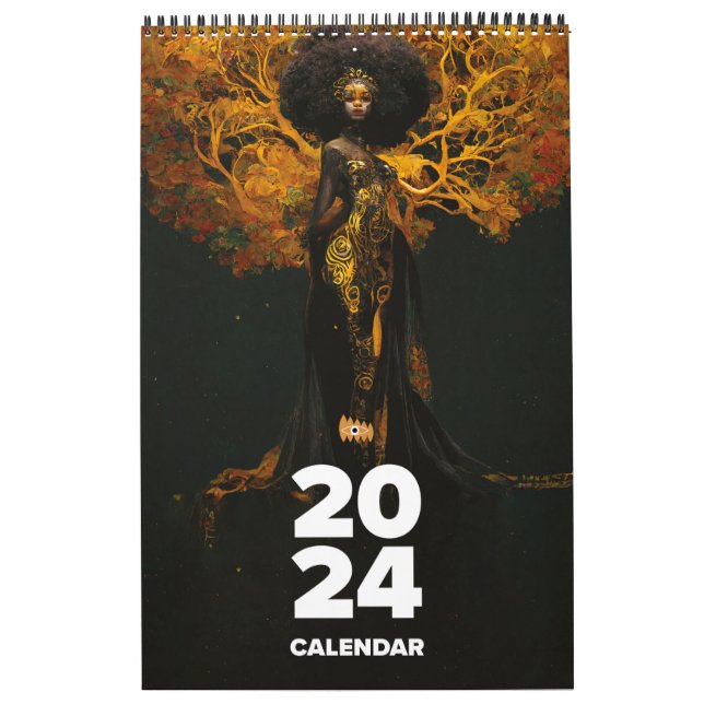 Celebrando as Negras: Um Calendário Artístico 2024 (Capa)