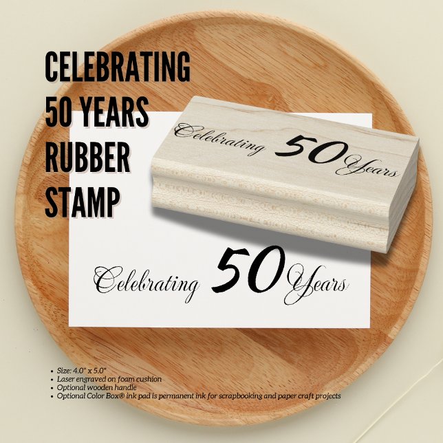 Celebrando Carimbo De Borracha Por 50 Anos (Celebrating 50 Years Rubber Stamp Birthday Depot)