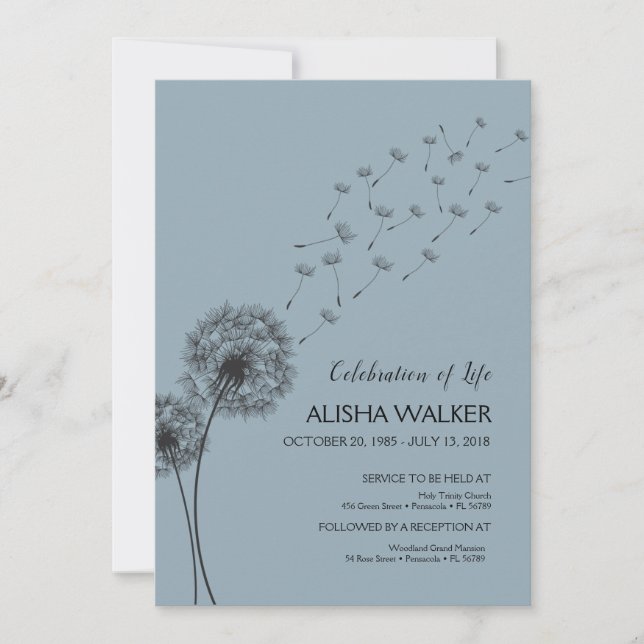 Celebrando o Convite à Vida, Serviço Memorial (Frente)