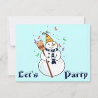 Celebrando o Convite Snowman - Dentro de Vazio