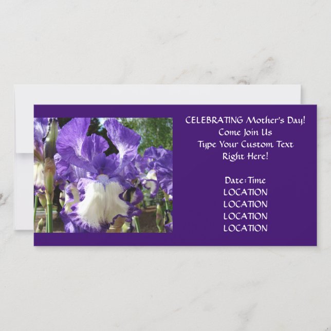 Celebrando o Dia de as mães! Convites Vêm Juntar-S (Frente)