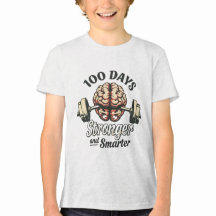 Celebrar 100 dias de escola: T-Shirt divertida e e