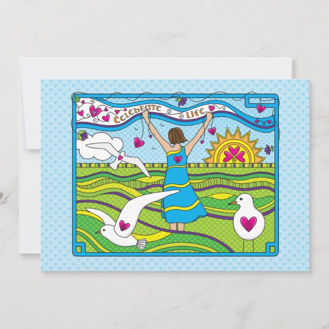 Celebrar a Placa Life_Flat 7"x5" (Frente)