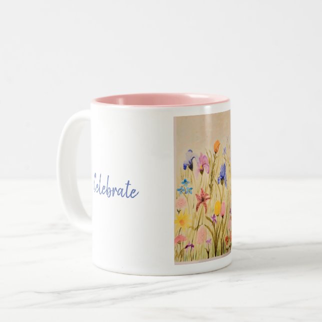 Celebrar caneca de bondade (Frente Esquerda)