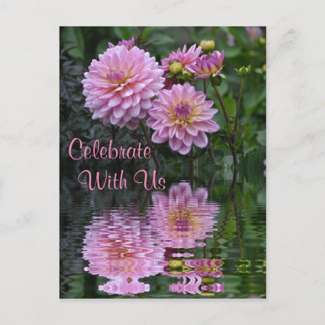"Celebrar Conosco" Convite Dahlia (Frente)
