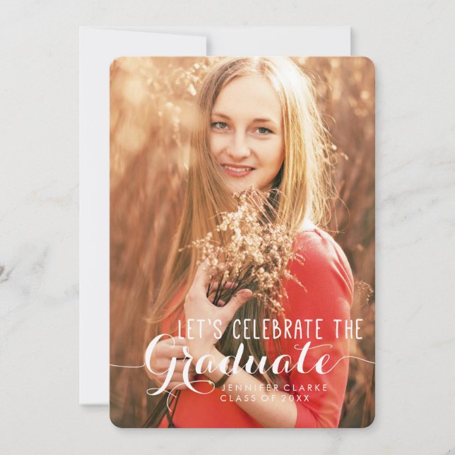 CELEBRAR CONVITE À FESTA DE FORMATURA FOTOGRÁFICA (Frente)