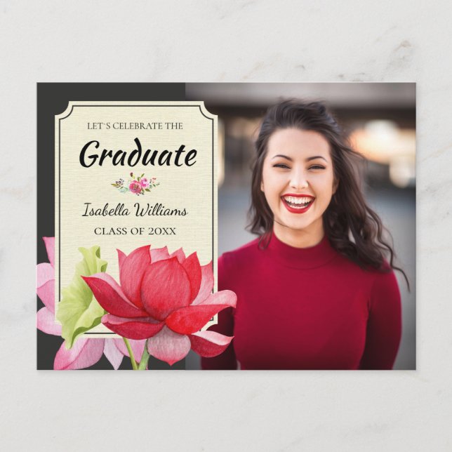 Celebrar Convite para Festa de formatura de Fotos (Frente)