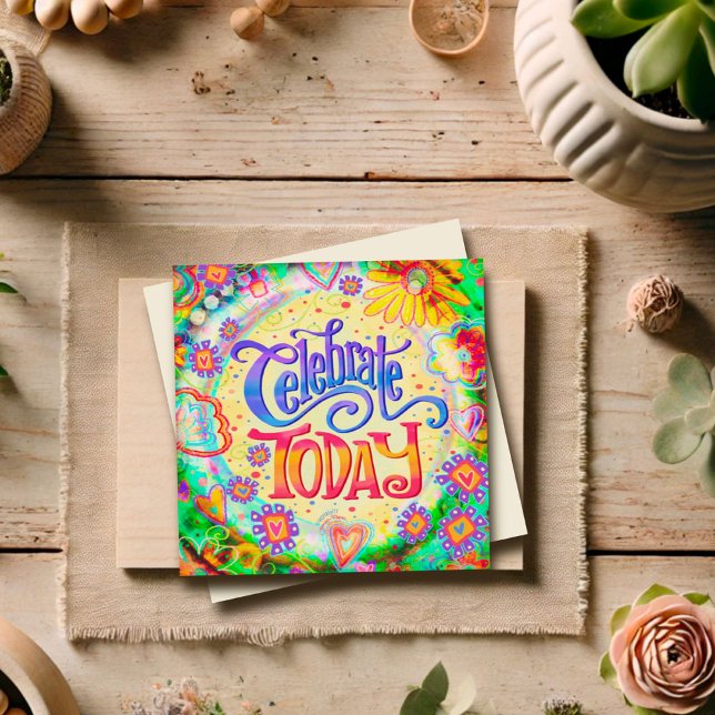 Celebrar Hoje Divertido Aniversário Satisfeito Ins (Criador carregado)