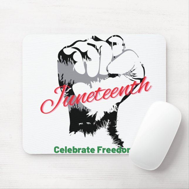 Celebrar JuneteDécimo Mousepad (Com mouse)