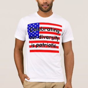 Celebrar Nossa Diversidade É Uma Camiseta Patrióti
