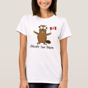 Celebrar Sua Camisa T-Damas De Beaver