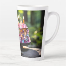 Celebrar vamos! Caneca para café latte