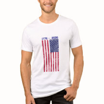 Celebrate America 250 Men's T-shirt with Flag #3
