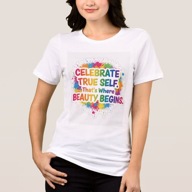 Celebrate True Self Sticker (Frente)