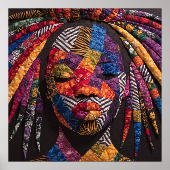 Celebrating Colorful Black Women Poster (Frente)